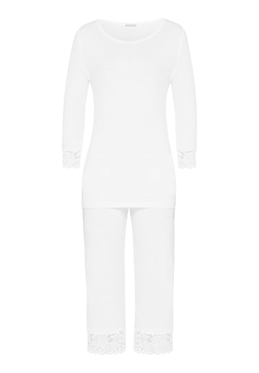 77928 Moments Crop Pajama - 101 White
